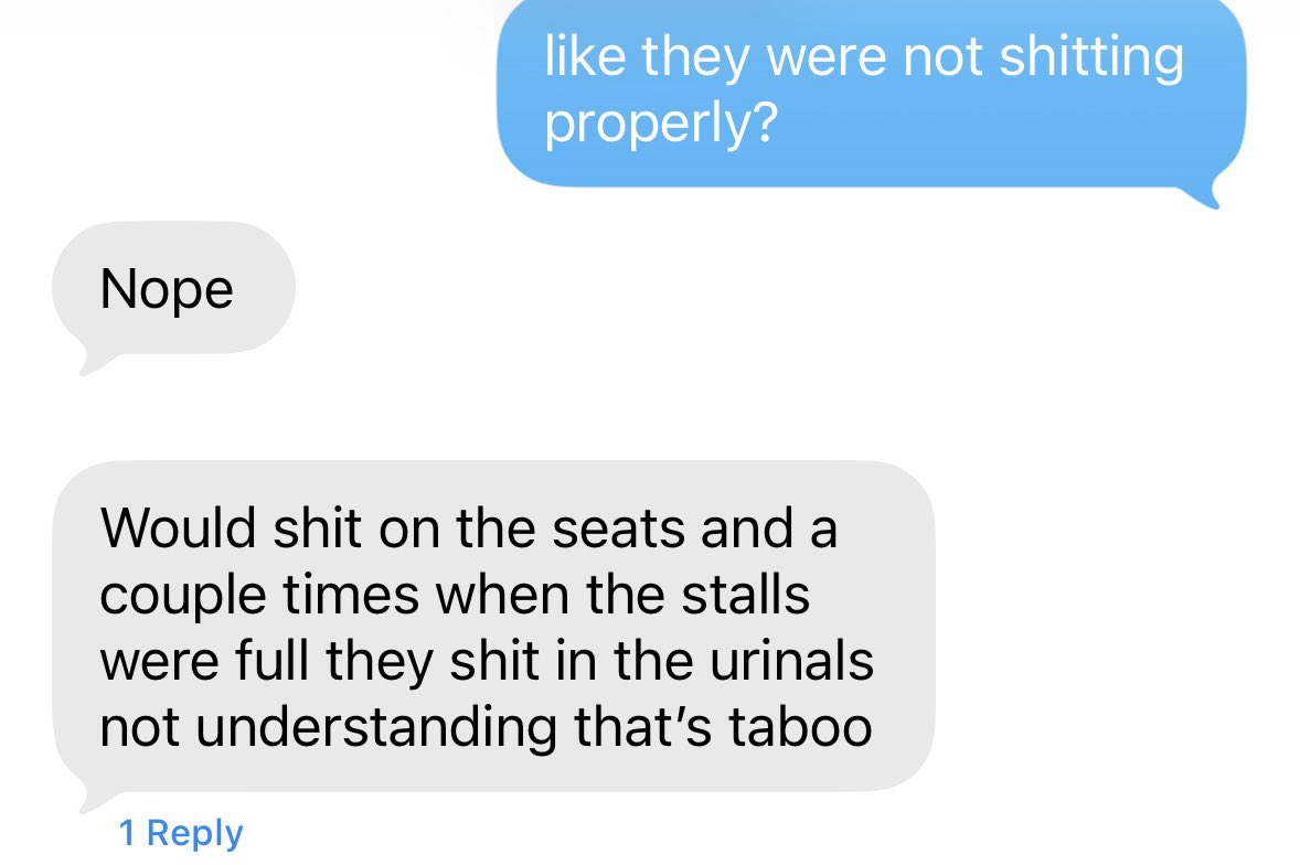WestsideLAGuy's tweet photo. Extremely disturbing texts from a friend who used to work at a company that hired H1-B Indians for IT jobs.

There’s a very good reason why anti-Indian sentiment is so strong. This is not due to racism. It’s grounded in horrific lived experience &amp; empirical reality. https://t.co/Dl2Ij0fBBS