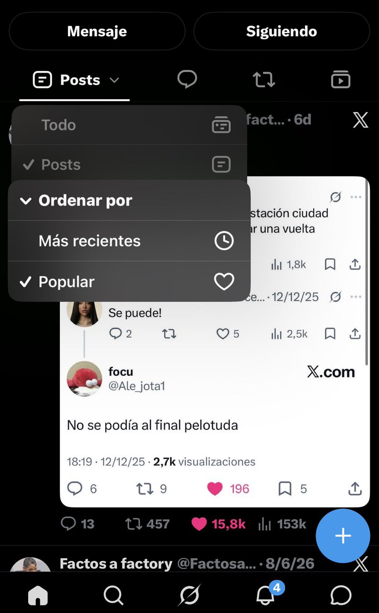 benecoderretido's tweet photo. @Factosafactory amiga tú hit más grande fue hace 6 días y con 6000 likes 💔 https://t.co/knoZmKrfk3