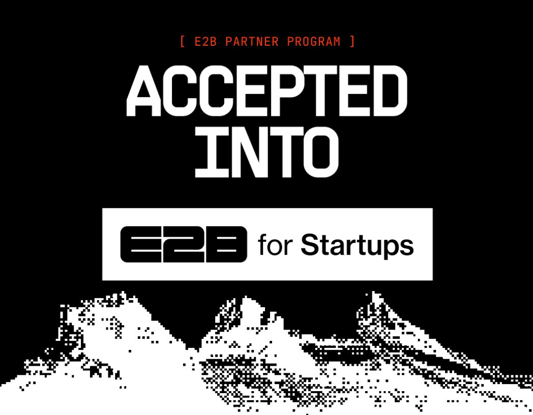 salujabhav's tweet photo. just got accepted into the @e2b for startups program and got $20,000 in credits and the Pro tier.

they're gonna be powering 100% of our cloud agent infrastructure

thanks a lot to the team for the quick turnaround https://t.co/tBNlCbhn2o