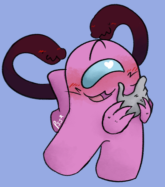 PrincesStarShop's tweet photo. I thought I had some more stuff from #rodamrix drawn, but in my folder are these three.... can you tell Pink is my favorite....
#amongus https://t.co/yD1UKNixxj