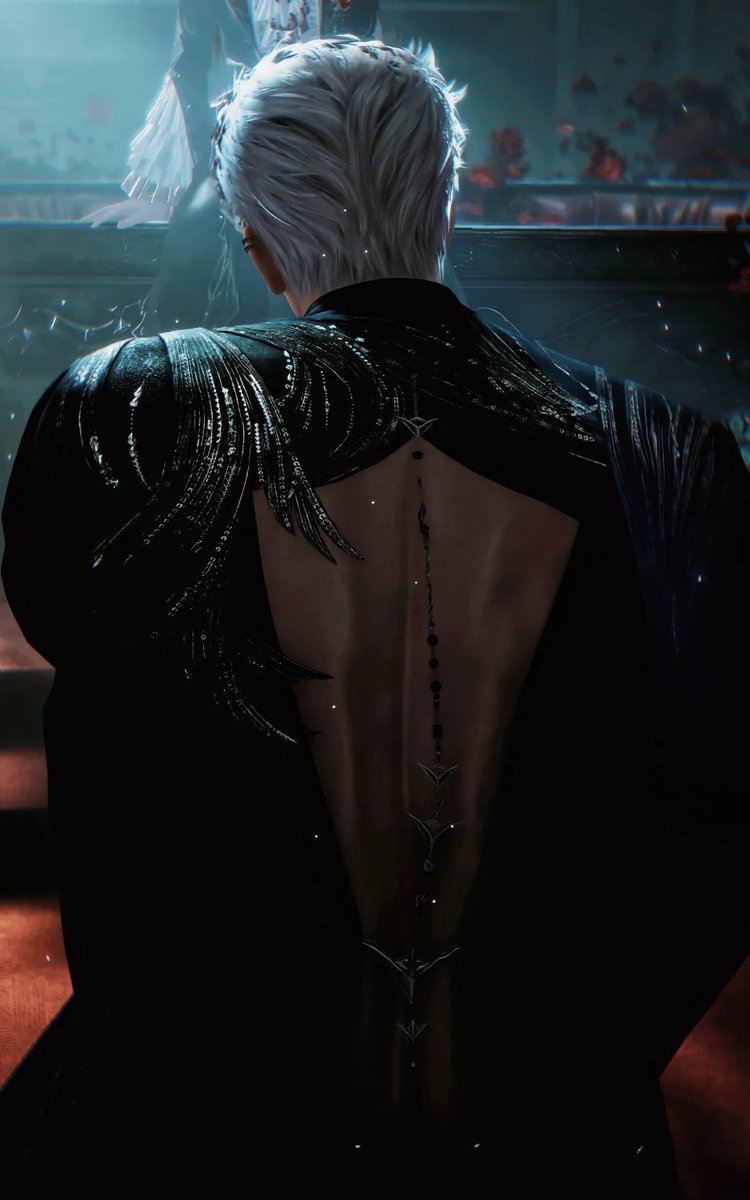 RavenswoodWood's tweet photo. It really looks like his dragon wings are about to break free from beneath his skin

#LoveandDeepspace #恋と深空 #恋与深空 #戀與深空 #러브앤딥스페이스 #Sylus  #秦彻 https://t.co/PkGfuAwCXY
