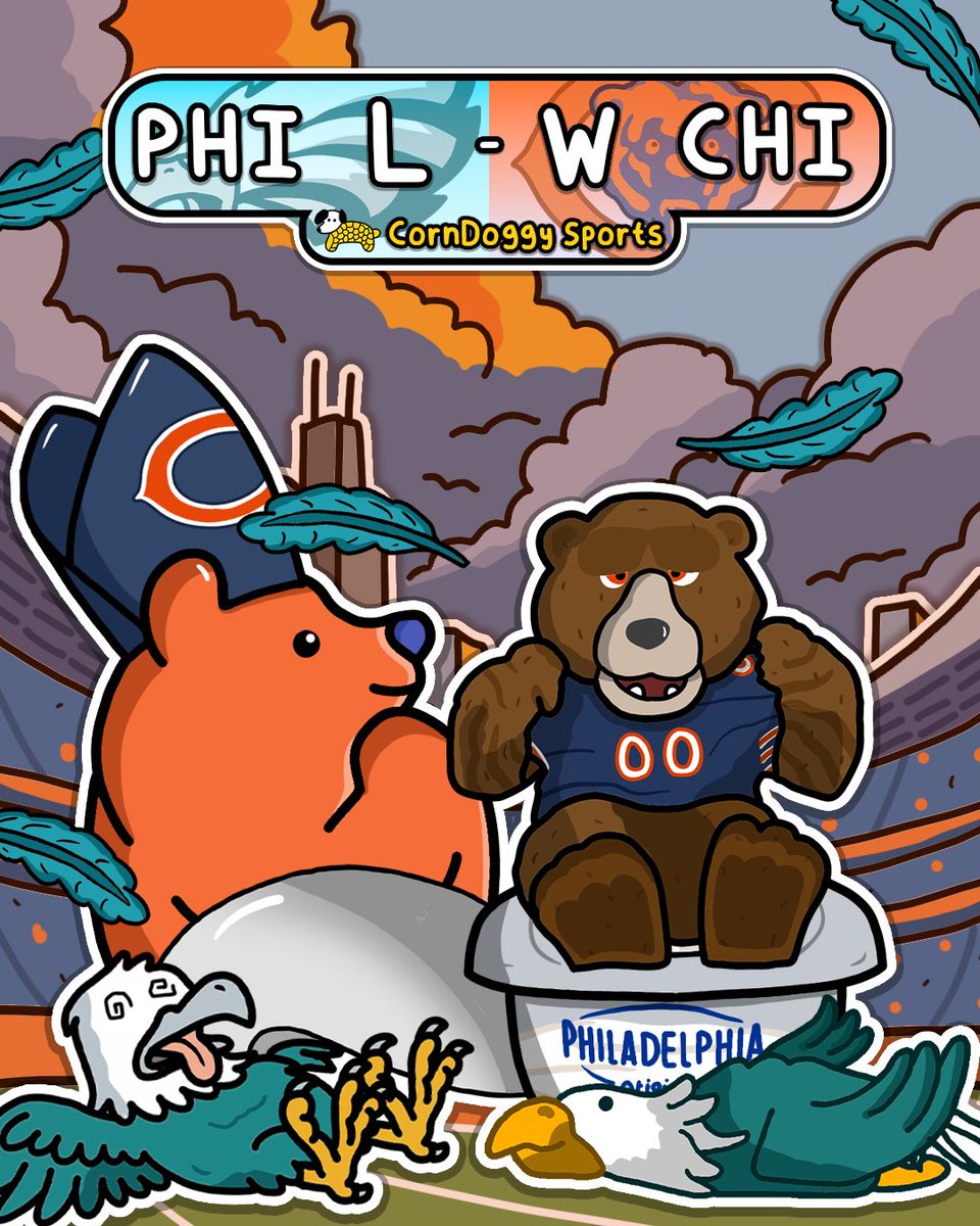 CornDoggyLOL's tweet photo. The Chicago Bears Solved The Case on MNF! https://t.co/nB9HoBgLh6