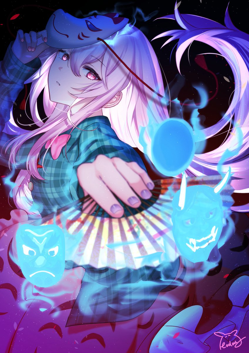 kodou_irast's tweet photo. こころ　#東方Project https://t.co/jpdZ4ChW5R