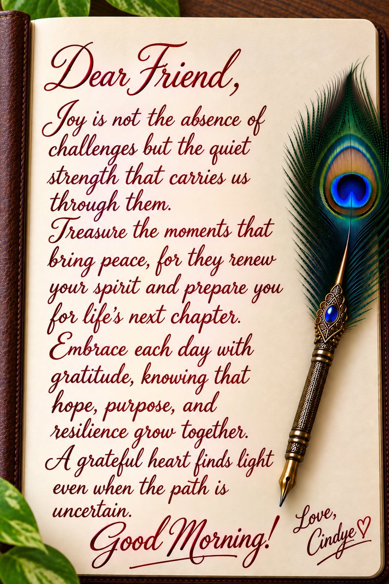 lwzcurious's tweet photo. 🌿 Joy isn’t a life without storms—it’s the strength to keep finding light through them.

Protect your peace, nurture gratitude, and let hope walk beside you. 

What if the light you’re waiting for is already within you?

#Gratitude #InnerStrength #Resilience #JoyfulLiving https://t.co/NTCpxCdWFs