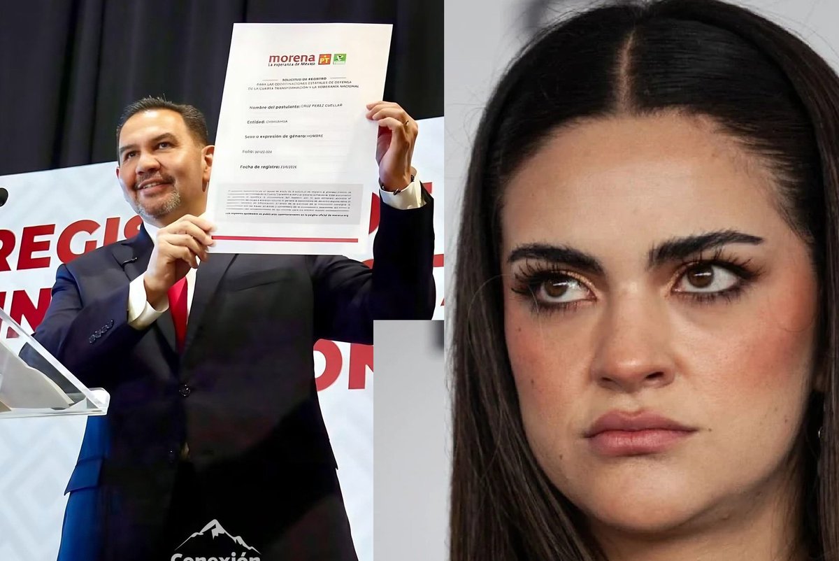 GuacamayanLeaks's tweet photo. Golpe al grupo de “La Barredora” del presunto narco senador Adán Augusto López.

Su candidata en Chihuahua se quedó fuera: @AndreaChavezTre no fue seleccionada como coordinadora de Morena rumbo a 2027...

#GuacamayaLeaks https://t.co/KDFaseHeiJ