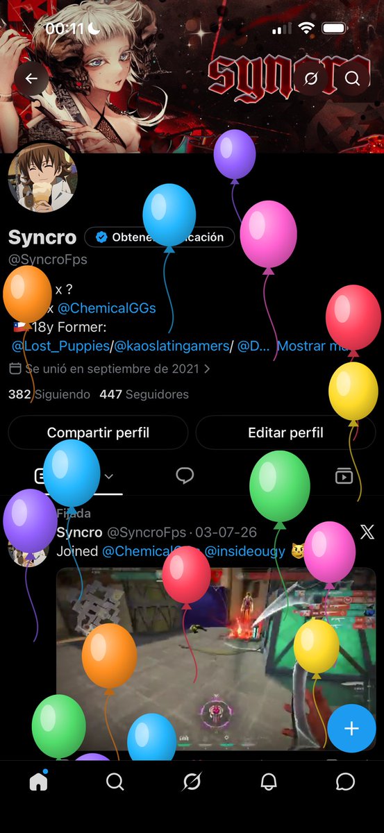 SyncroFps's tweet photo. 19yo🎂🎂, Vienen nuevos comienzos 🫡 https://t.co/z1uC8nSAVL