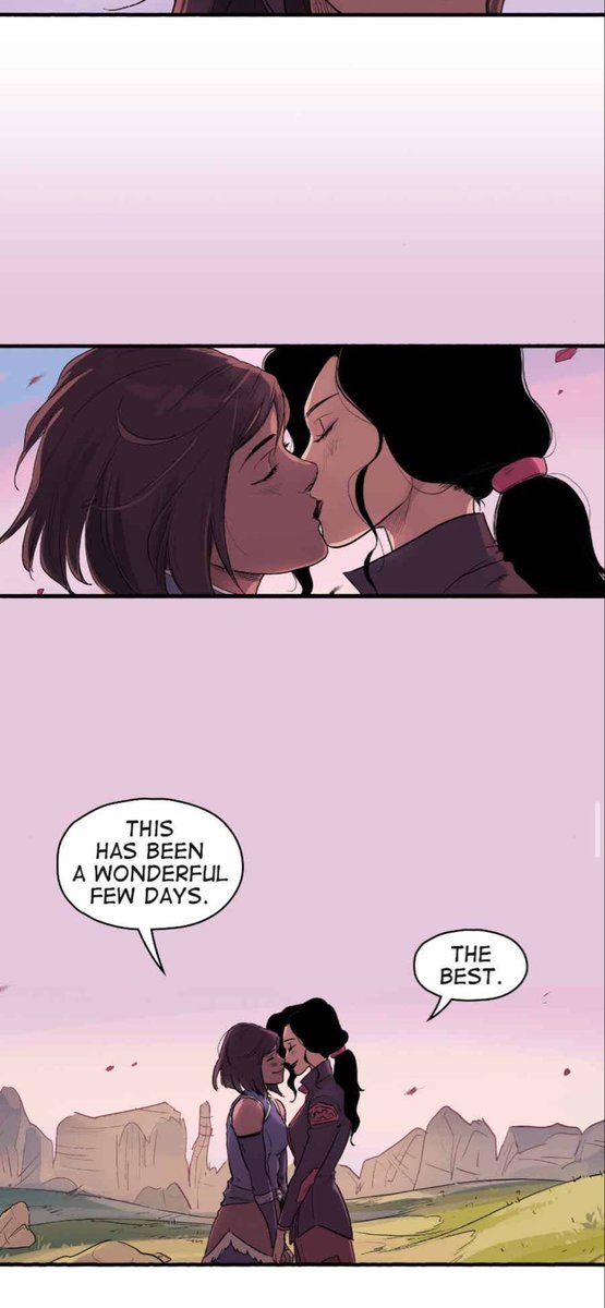 daisukes03's tweet photo. finally reading the korra comics and oh my godddd they’re so in love 🥹 https://t.co/dOpJ553rw9