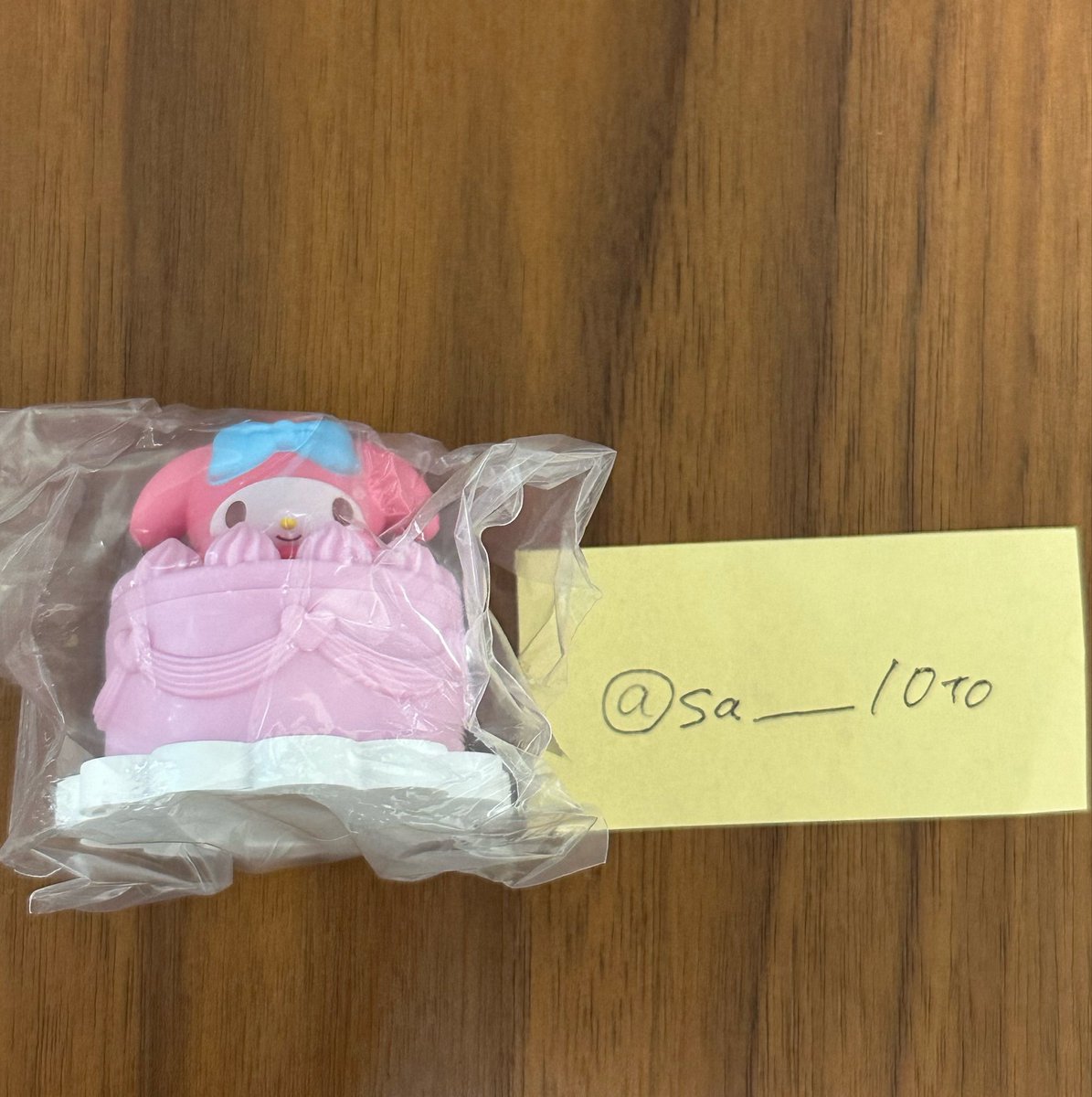 sa____10to's tweet photo. @adllnq 初めまして、検索から失礼致します。記載を間違えまして、再度のポスト失礼いたします。当方マイメロを所持しており、茶色のキティと交換いただくことら可能でしょうか？ご検討いただけますと幸いです。 https://t.co/NjFTqAgshN