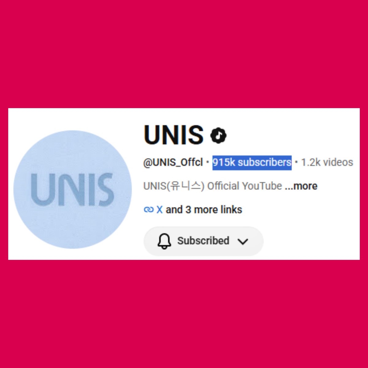 EverythingUnis_'s tweet photo. @UNIS_offcl gaining around 40k yt subscribers in around 10 days!!! 😳

The girls achievements because of their continuous activities this September  prove how much more they could have been if they weren't sabotaged... 🥲

#UNIS #유니스 #ユニス https://t.co/OFC3wb6BN4