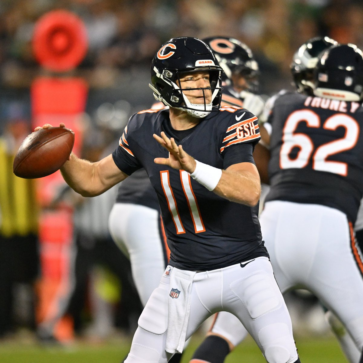 MySportsUpdate's tweet photo. Case Keenum will enter Week 4 of the NFL season with more passing TDs than Drake Maye and more rushing TDs than Saquon Barkley.

The NFL, man. https://t.co/cY7RJUAy9w