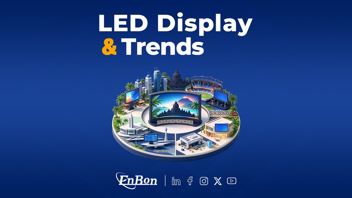 PantallaEnbon's tweet photo. The Indonesian LED display market is poised for certain growth. The outdoor LED segment is seeing a compound annual growth rate (CAGR) exceeding 10%.

#EnbonGroup #LEDDisplay #LEDScreen #LEDWall
#LEDVideoWall #StageLED #PixelPitch https://t.co/sf7HMS2EXT