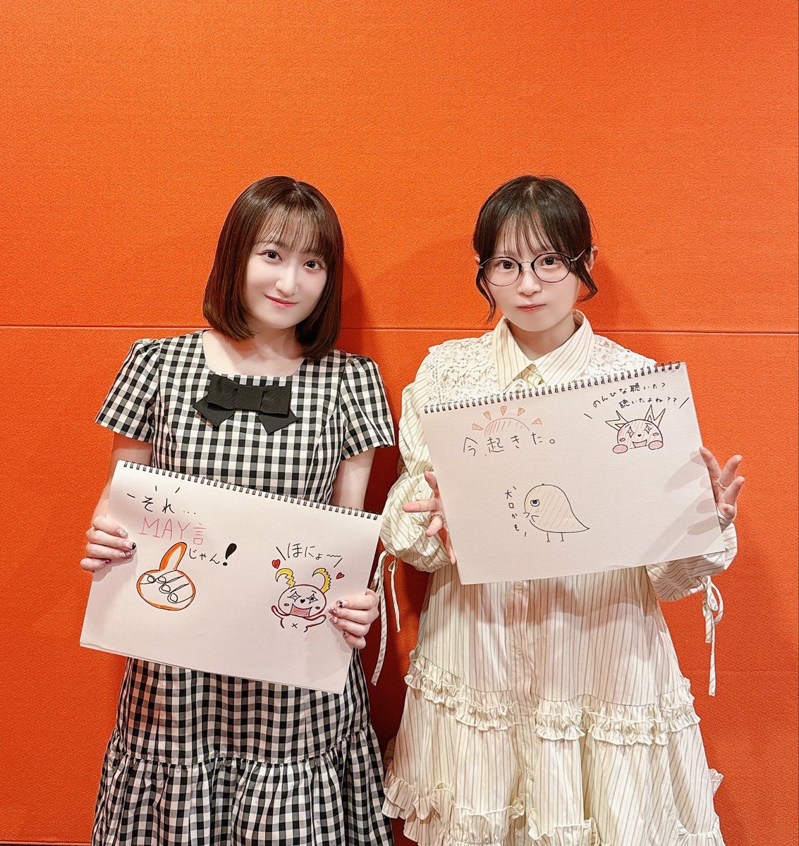 Kanon_Takao's tweet photo. 📻リスナー先生の皆さんへ📻

#のんひな 最新回更新です❣️
▶︎ https://t.co/V0wbykZFDb

のんひなLINEスタンプいつか出たらいいなぁ🙂‍↕️✨お絵描きしました✍️

#のんひなMAY言 https://t.co/uJMU0GLflm