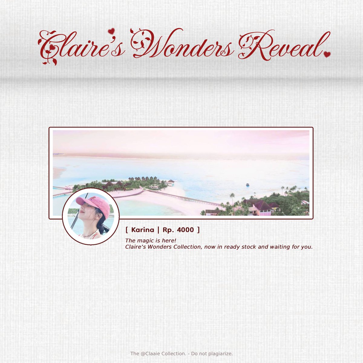 Claaie's tweet photo. ︎ ︎
help  repost,  terima  kasih!  #bealanja

aku  punya  4  layout  ready  stock  karina.  price  on  pics.  langsung  chat  ke  dm  atau  tele  kalau  mau  take  yaa! 
︎ ︎ ︎ https://t.co/jTxZKAqv2o