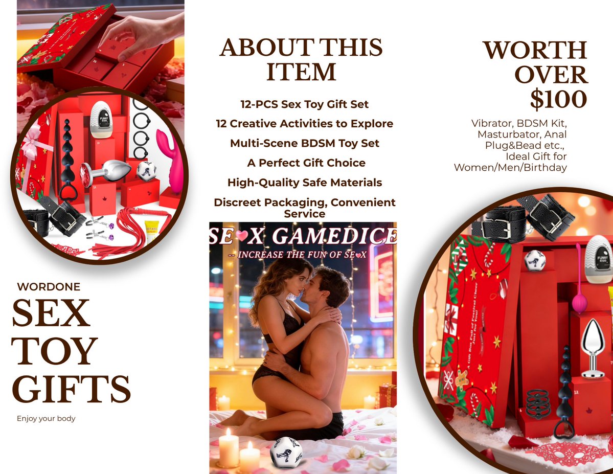 Phoebabey11's tweet photo. Spice up any occasion with the Wordone 12-PCS Sex Toy Gift Set – vibrators, BDSM accessories, anal toys &amp; more in a discreet multi-scene kit worth over $100, perfect for couples or solo fun.  

#SexToys #BDSM #GiftSet #CouplesToys #Wordone https://t.co/Zl7bmCeCtO