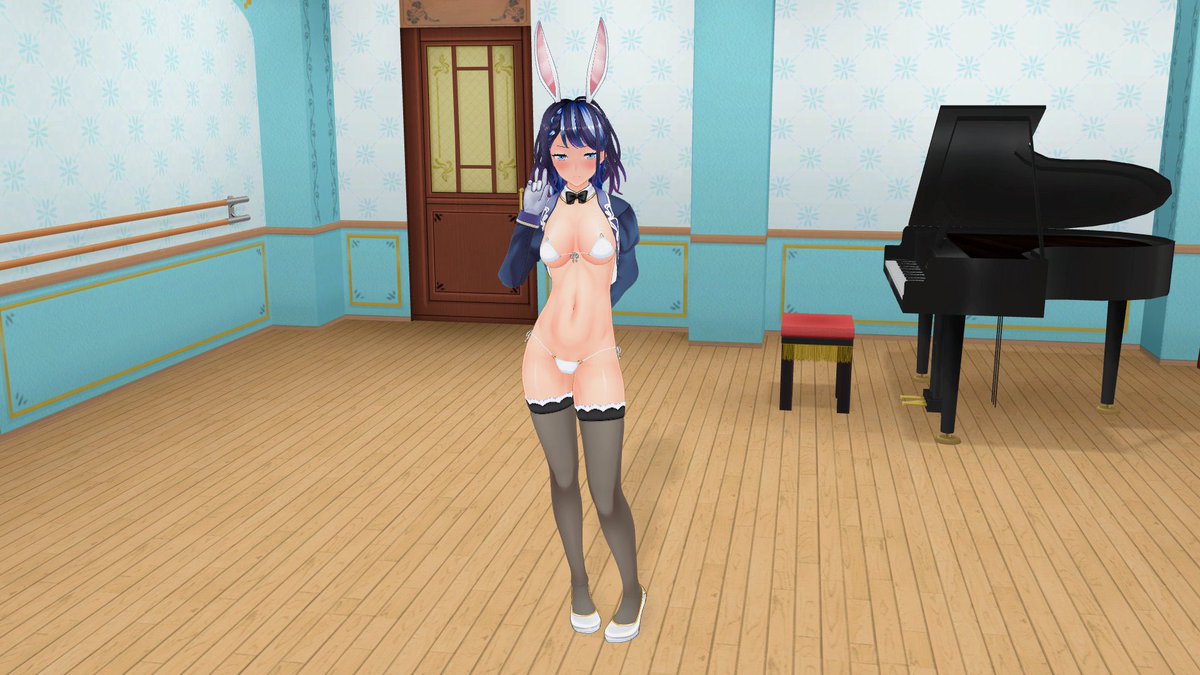 Louispillshere7's tweet photo. #COM3D2 
#CRC3D
#KCES2 
お昼はクールちゃんのskbバニーで。
おちりもプルップルでございます👀 https://t.co/99Btg27yQo