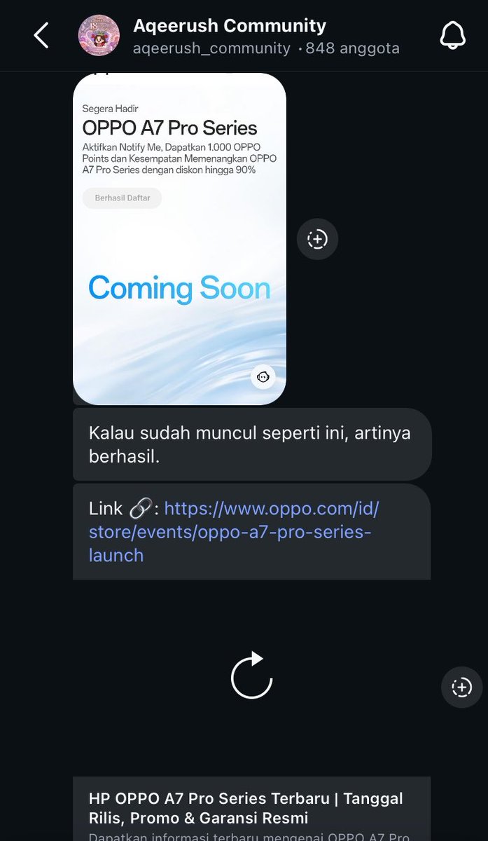 peachybitchez's tweet photo. Guyss dari pada membuang waktu dengan menanggapi kebencian yang gak ada ujungnya mending kita hype aqeela x oppo dengan arahan dari minrush, kalo ada yang belum paham jelas bisa join saluran ig minrush yaa! Lesgowww!!!🔥

Link 🔗: https://t.co/KU1qQJgTAb https://t.co/tw1TYp9CAj