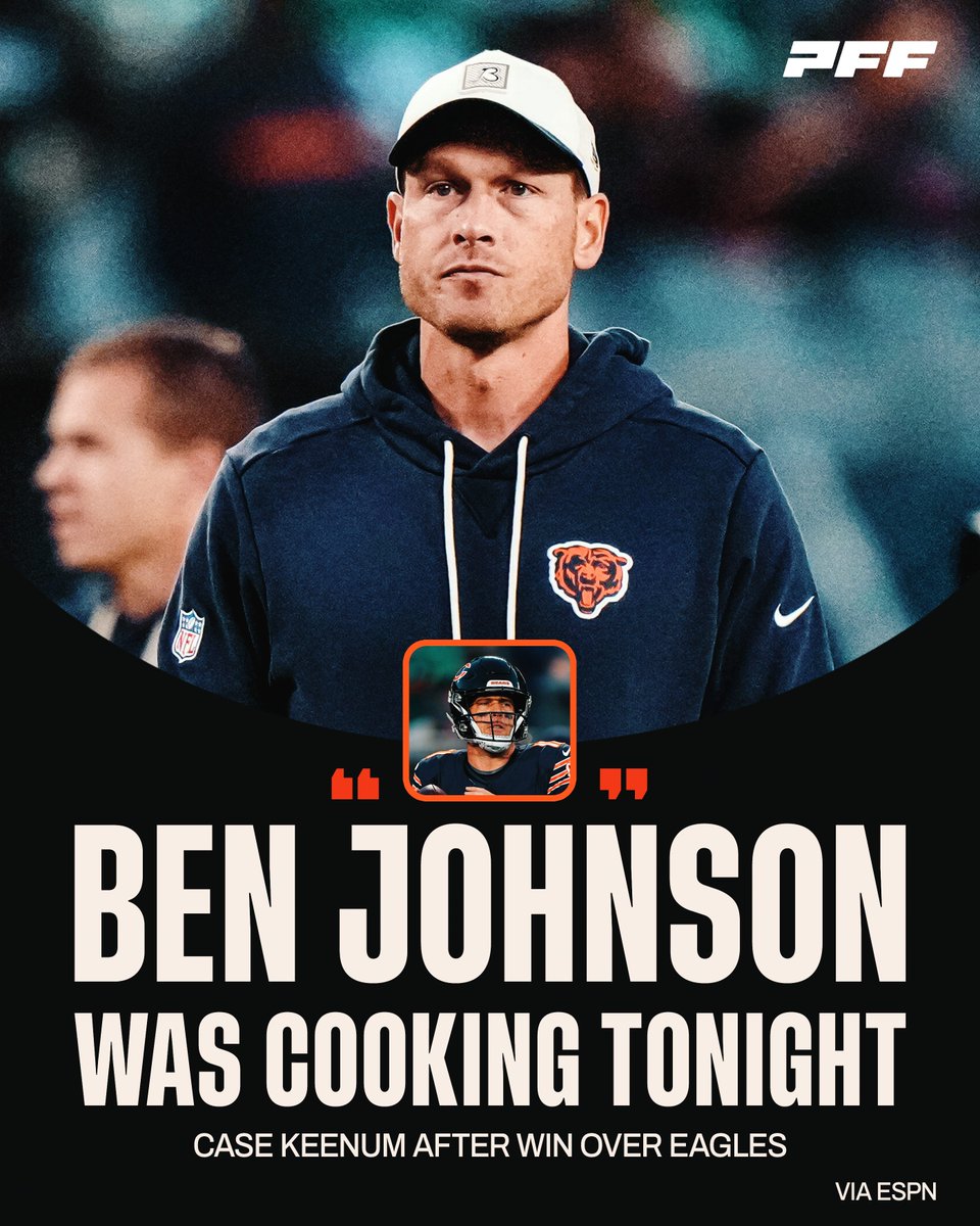 PFF's tweet photo. What Case Keenum said 😅 https://t.co/2ILAZqYBXy