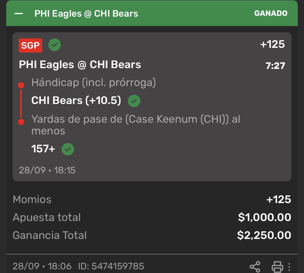 DiegoC25_'s tweet photo. Tu tipster favorito te mando mando Eagles? 😭

Otro verde y daré un refil de $300 para los que le den me gusta y me sigan 🤑🫶🏻

Récord NFL (13-5) https://t.co/8RfbD8RRWV