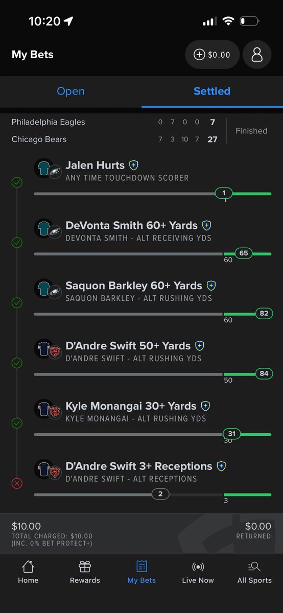 EducatedFO0L's tweet photo. @FanDuelSports @FanDuel_Support @FanDuel 

This is clearly a forward pass, has to count as a reception right??? https://t.co/er3p9SJpI8