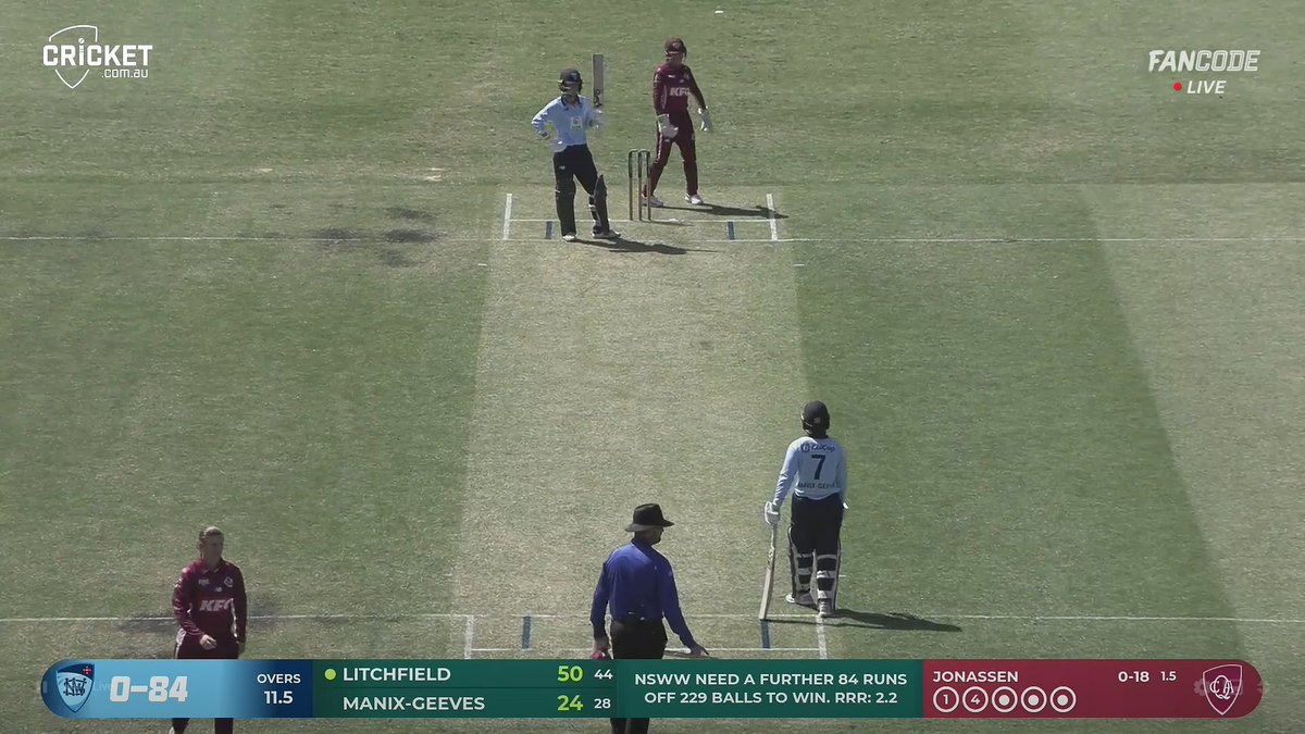 headyy62's tweet photo. Litchfield starts her WNCL season with a 50 for NSW !!
#WNCL https://t.co/bQth3dseSx
