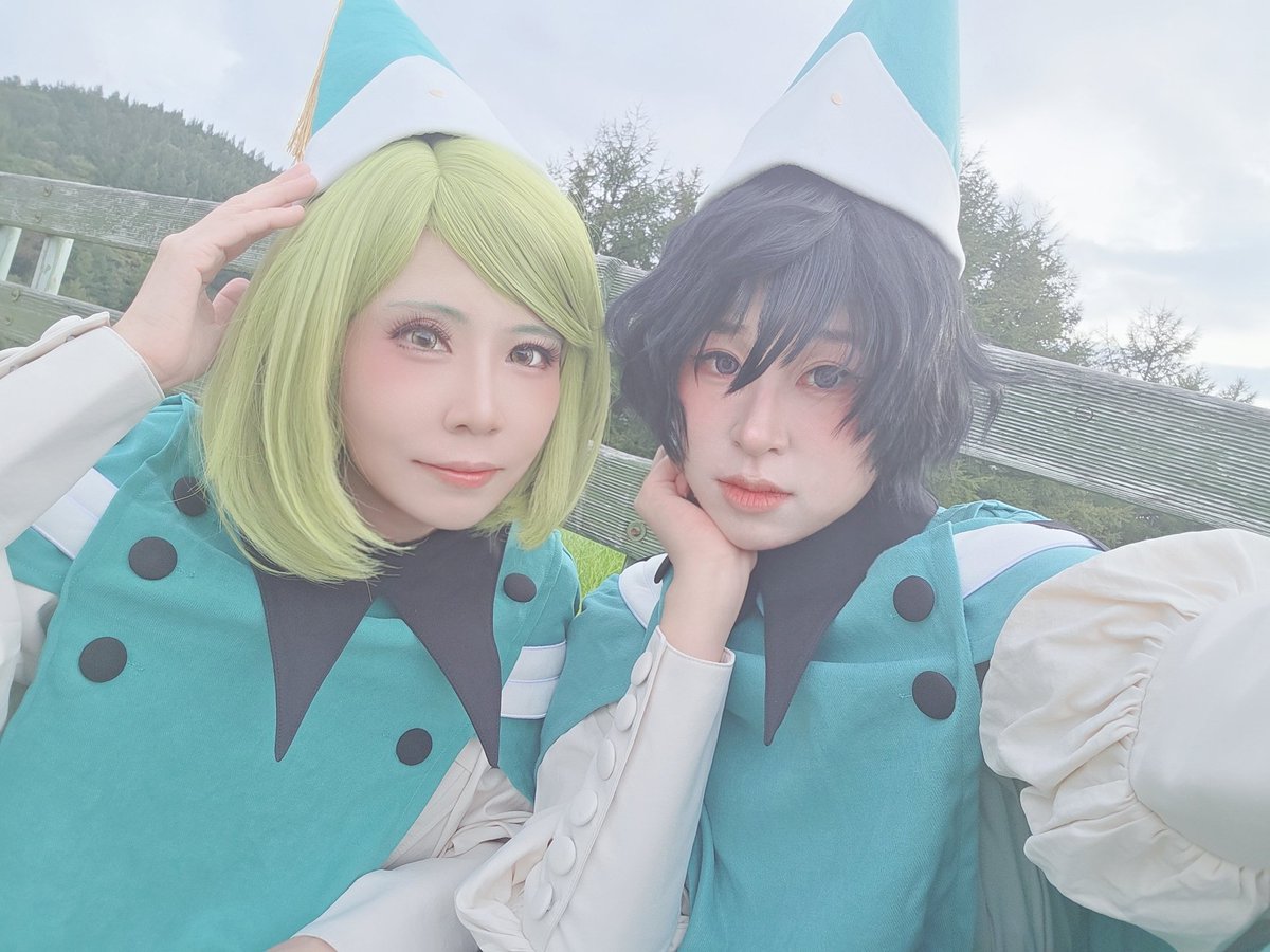 Da_zzling__'s tweet photo. 연휴에 촬영한 고깔촬~.~
힝 나 연휴로 돌아갈래ㅠㅠㅠㅠ

코코 @kanim_cos 
애거트 나
키프리 @nuha_cos https://t.co/hJTTzu2wUc