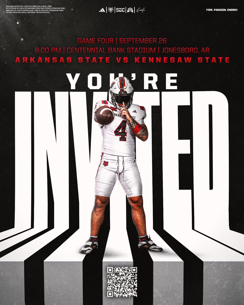 MaxTyson21's tweet photo. Had a fun experience at @AStateFB game this weekend! @tysonww4 @ValleyViewFB @PrepRedzoneAR @ARPrepSports https://t.co/WeUrnPluPI
