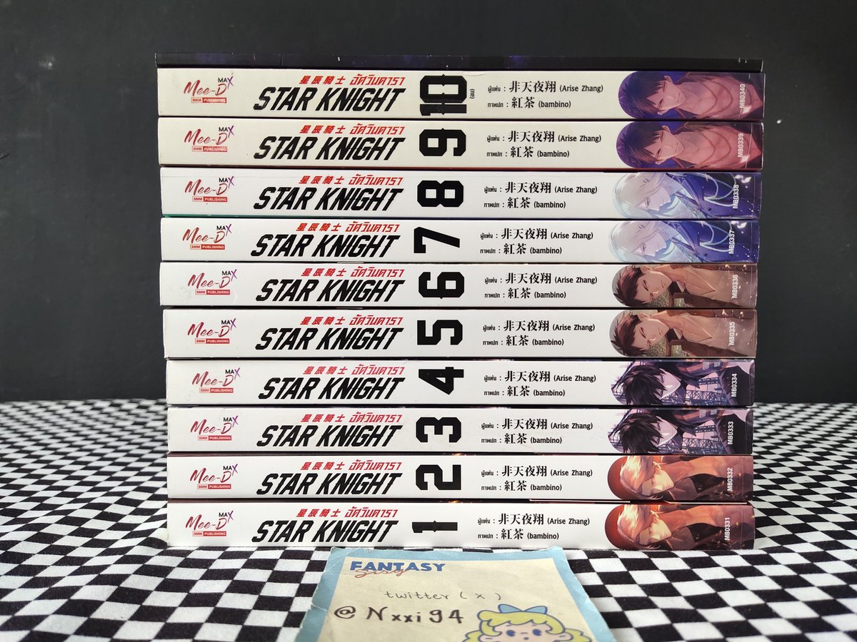 Nxxi94's tweet photo. #อัศวินดารา  10 เล่มหลัก+พิเศษ 

📮 ราคา 1,070 บาทส่งฟรี flash/kex

• มือสองขีดสัน สภาพเน้นอ่าน ตำหนิจุกจิก
• สนใจสอบถามดูมุมเพิ่มเติม dm มาได้เลยนะคะ 

**พื้นที่ห่างไกล, ท่องเที่ยว, เกาะ +30บาท
#นิยายวายแปลจีน #นิยายวายมือสอง  #StarKnight #เฟยเทียนเย่เสียง https://t.co/rS2PkW6IlP