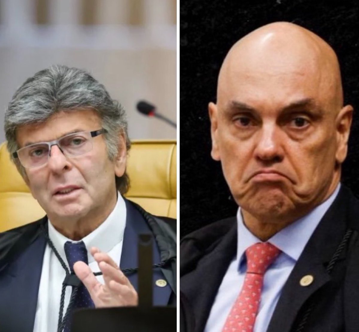 Pri_usabr1's tweet photo. FUX CITA ALEXANDRE DE MORAES AO SUSPENDER DINO.

Na decisão, Fux relembra que, nos inquéritos das “fake news” e das “milícias digitais”, foram adotadas medidas que ele classifica como “das mais autoritárias”, inclusive prisão e coerção patrimonial.

E resgata uma frase de Moraes:

“Liberdade de expressão não é liberdade de destruição da Democracia, das Instituições e da dignidade e honra alheias!”