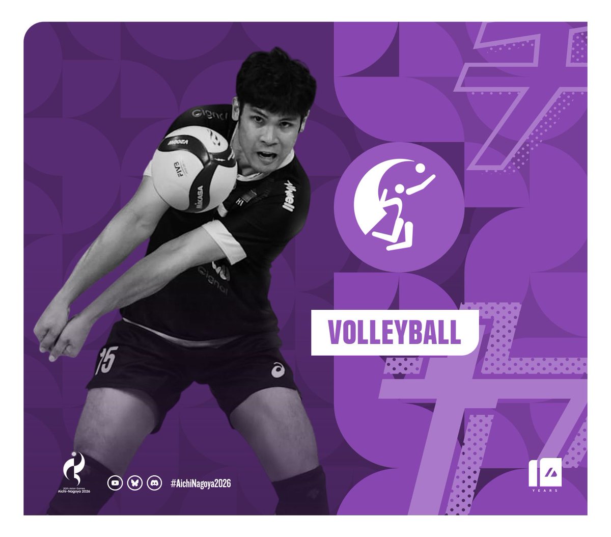 ArchiveInt's tweet photo. VOLLEYBALL (29 September) - We've come to the last stretch in the men's volleyball preliminaries, and this is the third and final matchday.

#AichiNagoya2026   #ImagineOneAsia https://t.co/ymhT2lu2z2