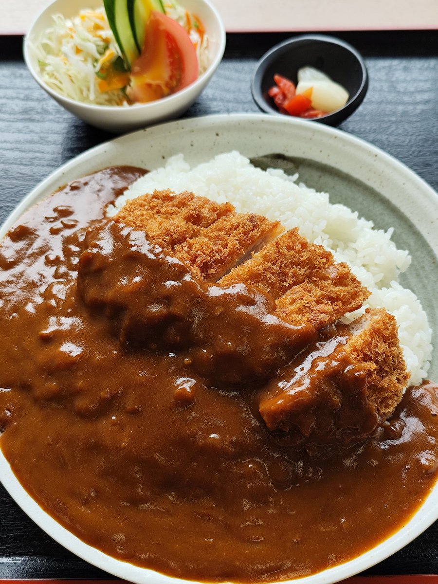 Rnyrg's tweet photo. ��ツカレー…ライス！ https://t.co/wp4Bi3TvSo