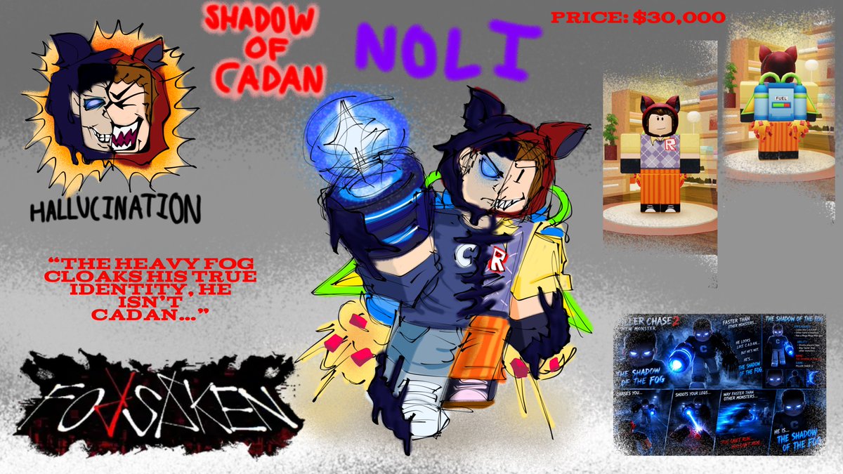 POGJUICE_RBLX's tweet photo. “Sorry kid, looks like The Spectre got to you first.”
SHADOW OF CADAN
-Noli Skin Concept
“The Heavy Fog Cloaks His True Identity, It Isn’t Cadan…”
#Forsaken #Noli #Asym #Roblox #Art #Rblxforsaken https://t.co/zOLLU1RP3w