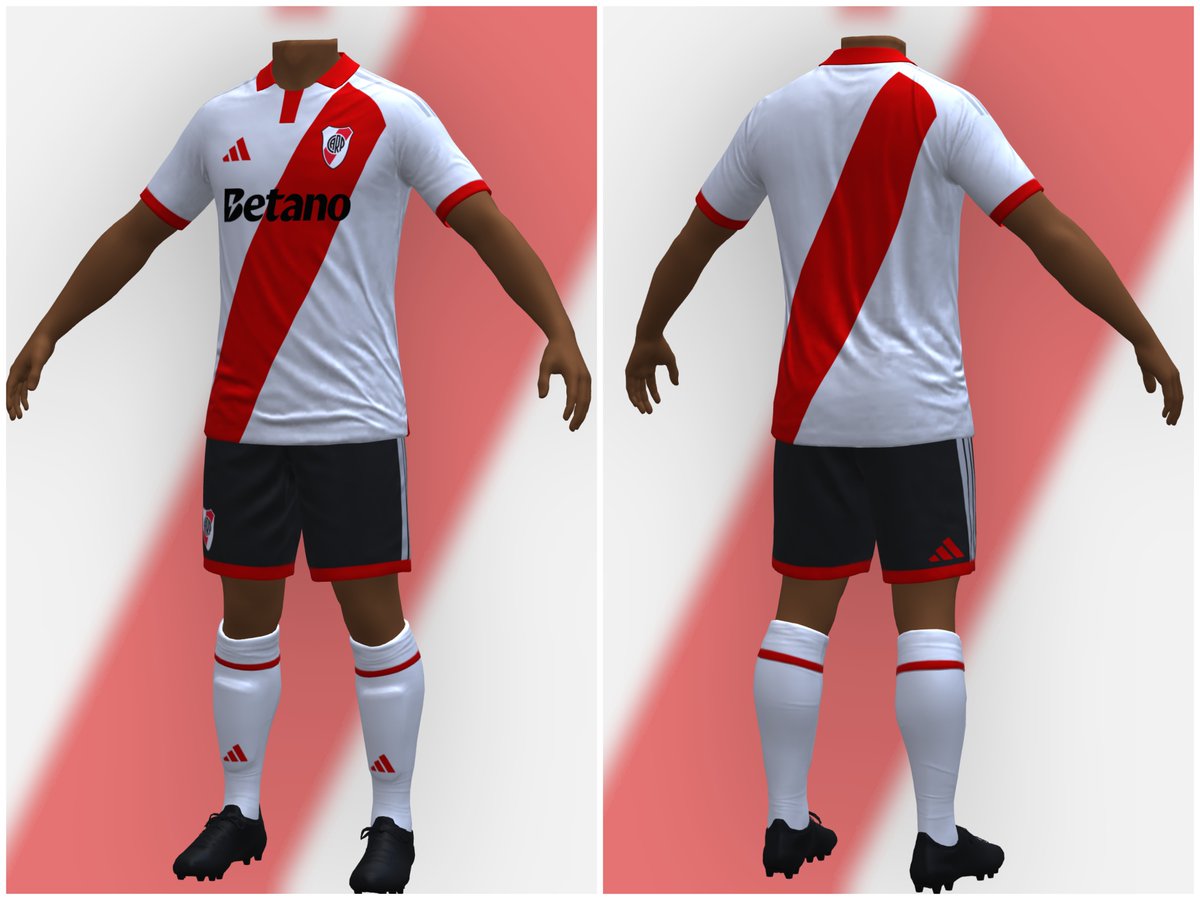 ForcesMario's tweet photo. River Plate Home Kit 2027-28 https://t.co/vOV18fdnrC
