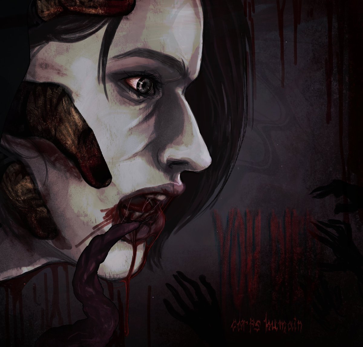crpshmn's tweet photo. also happy september 28th! I don't have much art with RE3 #jillvalentine sadly. gonna change it in the future hopefully https://t.co/uGMLUUUAH1