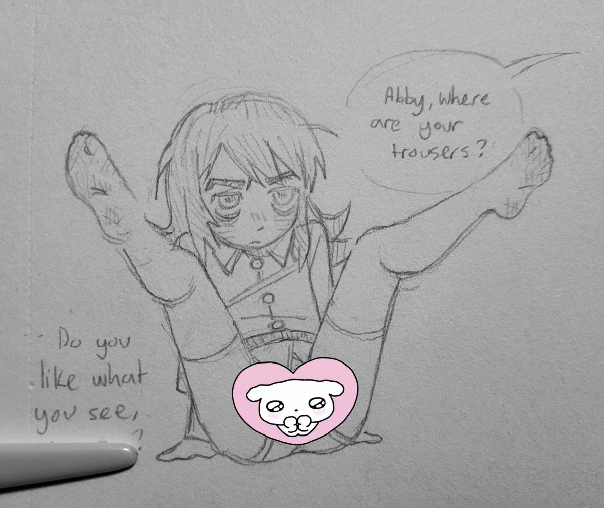 evenihateit's tweet photo. Old vs new trad Abby sketches ok? ok https://t.co/1uVXekUdCL