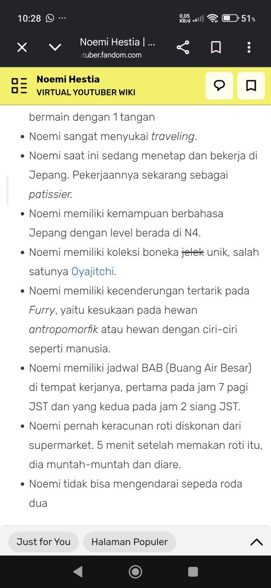 ramdhan_temy's tweet photo. @NoemiHestia halo kak salam kenal, bentar cek wiki dulu alamak wkwkwkwk https://t.co/kLrOK4h9By