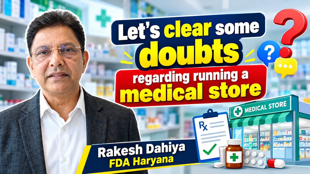 RakeshDahiya19's tweet photo. https://t.co/FGLV8bZLkH

Let's clear some doubts regarding running a medical store. 
#MedicalStore #pharmacy #pharmacylife #pharmacist #foryouシ #explore https://t.co/ia4hnAM26q