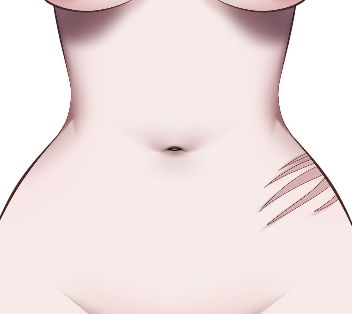 MinaMischievous's tweet photo. Nobody will notice if I post 2.0 tummy on my alt, right? https://t.co/RdcCZWljch