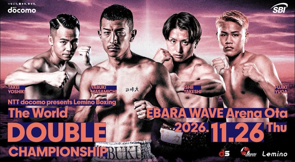 StocktonSlap3's tweet photo. Masamichi Yabuki vs Miel Fajardo IBF 112 Title 

Takeshi Ishii defends his WBA 105 Title

Yuga Fujiki vs Ronerick Balesteros WBC 135 Youth Title 

Yoshiki Takei vs Kenshin Oshima

Masanori Rikiishi vs Melchor Roda 

Seiya Nakayama vs Vencent Lacar

Madoka Wada v Emma Nesbit https://t.co/xkL6IHZgGo