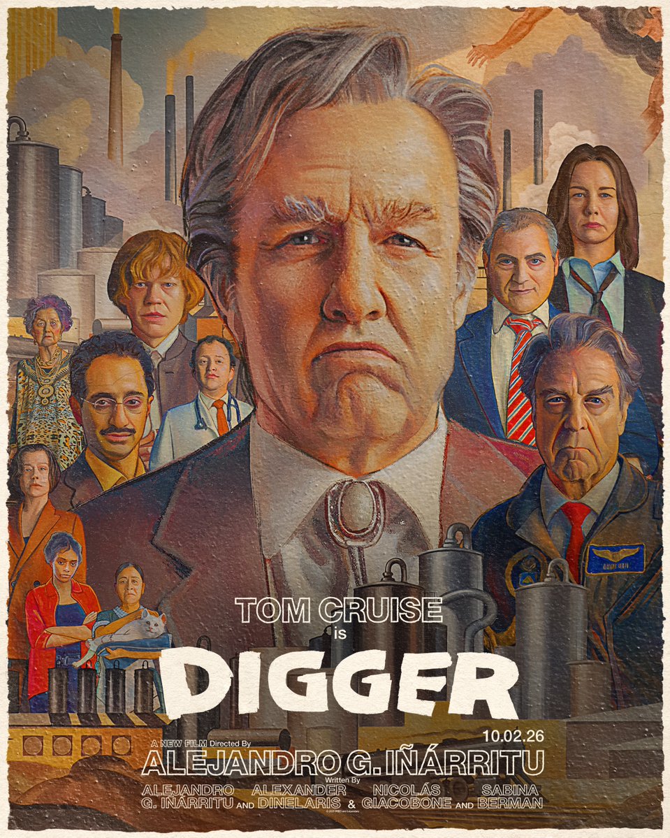 WBPictures_Mx's tweet photo. Estas cinco piezas vienen de la exploración inicial de la campaña DIGGER, creada por el equipo creativo de @BLTomato, mientras trabajaban para tener el póster final.

#DiggerPelicula - Este JUEVES, solo en cines. Boletos aquí: https://t.co/N0iT2rAWZ2

#DiggerMovie https://t.co/Chw25BJUIv
