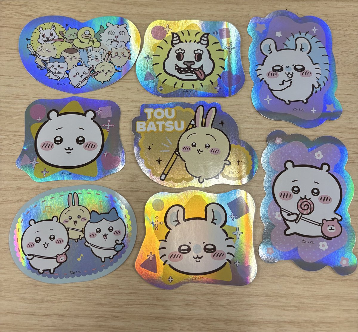 Kururinpi's tweet photo. なんと被り無しｯ‼︎✨
キャラカットステッカーガム
ときめきレインボー🌈
ナマエもよろしｯ‼︎ https://t.co/hJBL233vgU