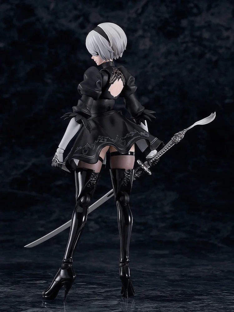 Genki_JPN's tweet photo. NieR:Automata 2B (YoRHa No.2 Type B) figma figure is up for pre-order on Hobby Genki ($67) https://t.co/MAl0vDIM4b #ad https://t.co/1JlnNLIqb9