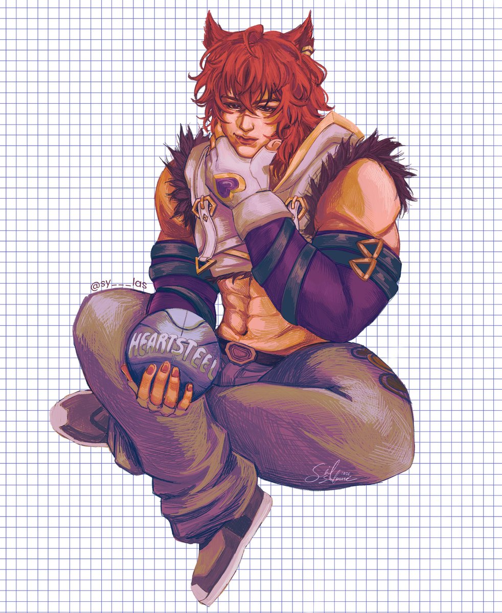 sy___las's tweet photo. Yo sé que no tendrá likes pero que bonito me quedó la ilustración 🌷✨

#settlol #HEARTSTEEL‌ #LeageOfLegendsFanArt https://t.co/3kBynkPHOP