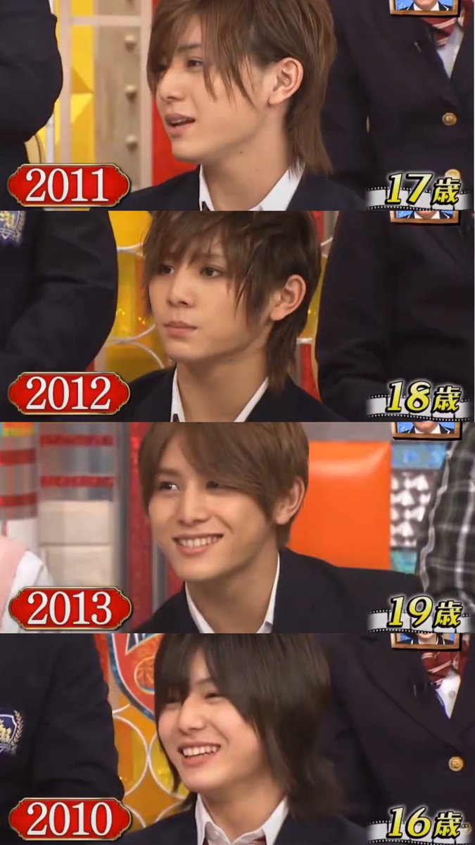 kunino_takara's tweet photo. 山田涼介17歳から31歳で全く老けを感じさせなくてえぐい。
なんなら若返ってる？？？？🥹 https://t.co/RJUt7rVsxV