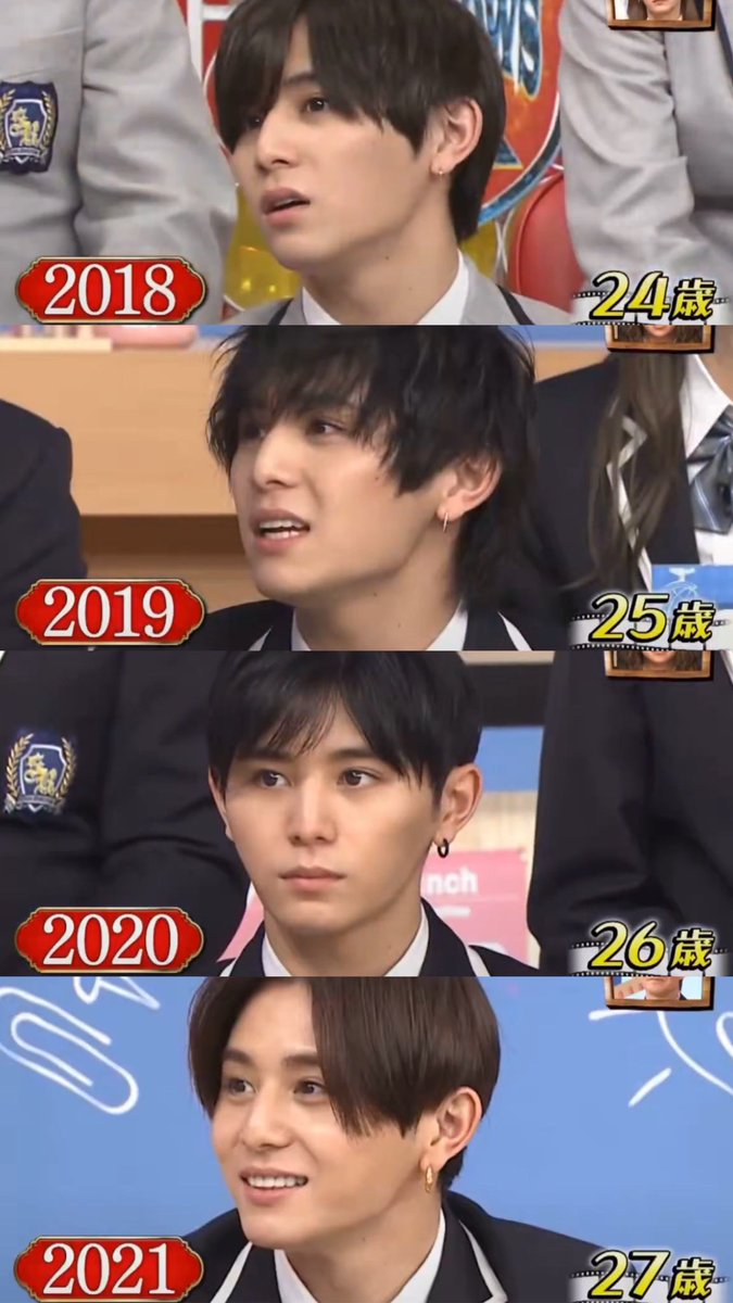kunino_takara's tweet photo. 山田涼介17歳から31歳で全く老けを感じさせなくてえぐい。
なんなら若返ってる？？？？🥹 https://t.co/RJUt7rVsxV