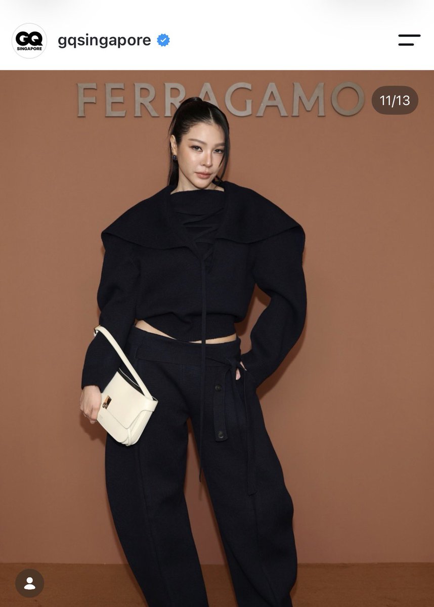 all_my_love_is's tweet photo. ท่ามกลางเซเลบริตี้มากมายที่ GQ Singapore
กล่าวว่า เป็น Milan Fashion Week 2026:
The Best Dressed Celebrities มี ฝ้าย พีรญาอยู่ในนั้น 😎

https://t.co/syn6NpbbMN

#FerragamoXFaye 
#FerragamoSS27 
#Ferragamo 
#FayePeraya 
#MilanFashionWeek
#FerragamoCaraBag https://t.co/roybMey3xy