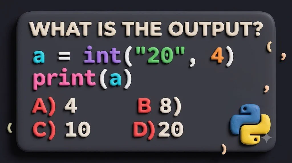 Python Crafted on X: "🧠 Python Quiz Time! 🐍 Can you predict the output ...