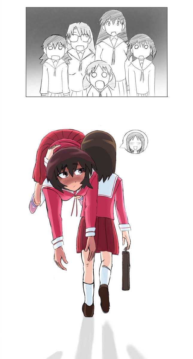 osakagura4life's tweet photo. al final la autista se quedó con la tomboy.

#azumangadaioh #azumanga #osakagura #osagura https://t.co/GgxExNaY5J