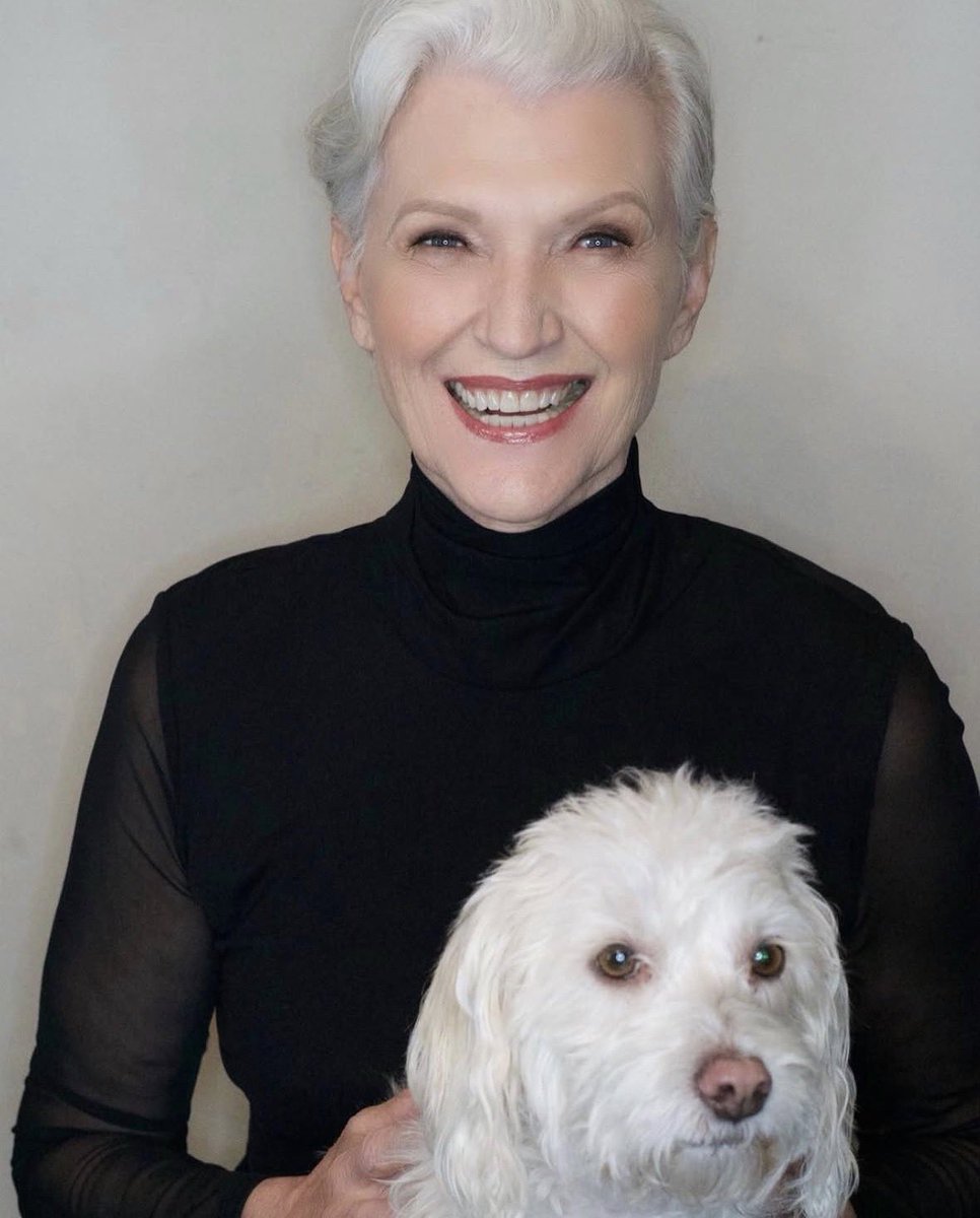 DelreyFanpage1's tweet photo. $DELREY thesis:

They called it just a white dog.
But Maye Musk keeps putting the same white-dog archetype in the spotlight  and now there’s a name attached: DelRey.

From a white dog in old memories to a white dog walking beside her today.
The lore is writing itself. 🐕‍🦺

$DELREY the white dog with a story.