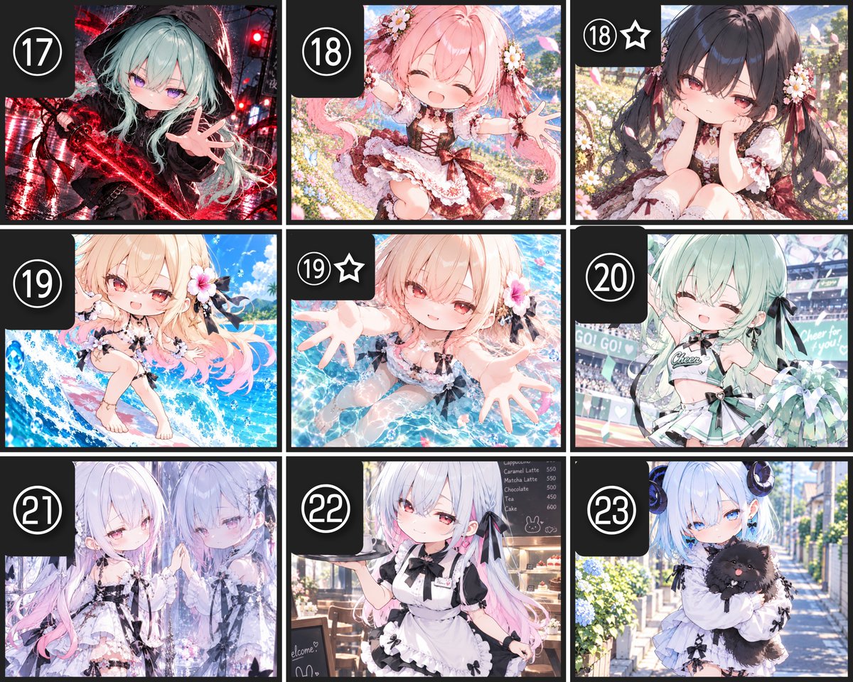 MdNr70uzAs95678's tweet photo. ミニキャラガチャ開催〜‼️
全種36種❤️そのうちシークレットが4種と当たり付きイラスト1種❤️
いいね❤️で2回、リポストで2回、コメントで2回の最大6連‼️
みんな回してね〜❤️ https://t.co/edTJlO1vrn