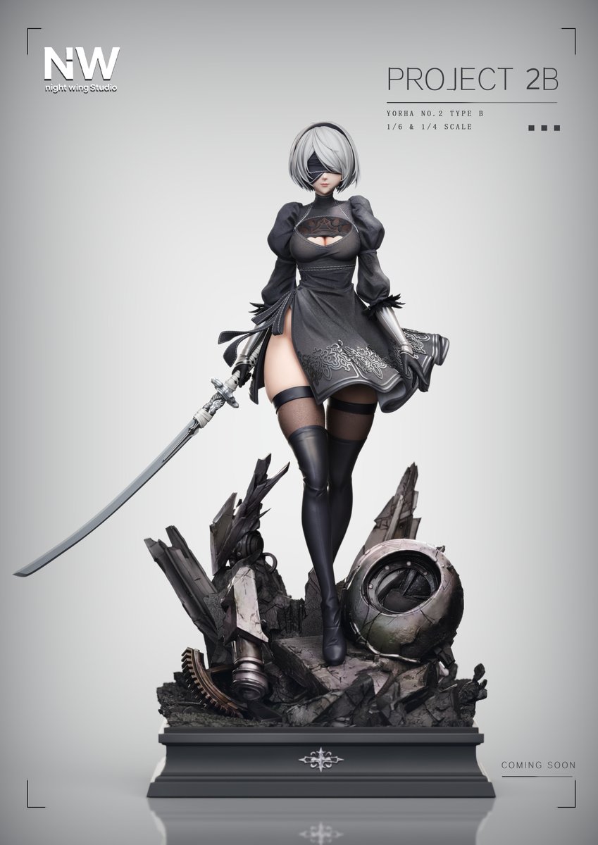 orz_GK's tweet photo. 2B🔥
📣Pre order
🧰Studio: Night Wing Studio
📌Product name: 2B NieR:Automata
🌐Official Website: https://t.co/vpjfWfjt9L
Delivery time: 2027 Q1
#orzgk #orzgkfigure #orzgkofficial #nierautomata #2B https://t.co/M9r4BQr445